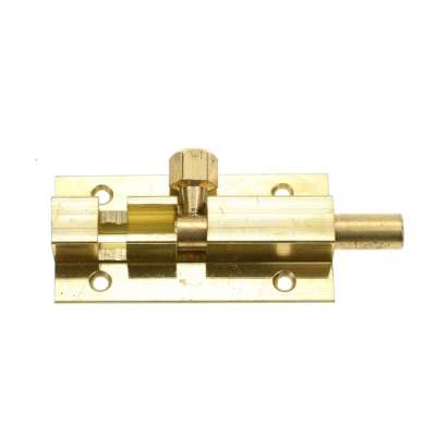 YH7205 Brass security small large slide flush surface polished chrome brass door barrel bolt